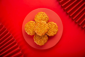 精致的月饼