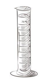 量筒科学化学实验器材PNG