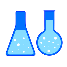 锥形瓶圆底烧瓶实验器材PNG