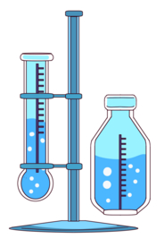 科学化学实验器材PNG