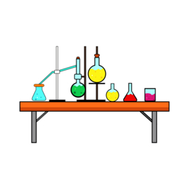 实验台化学实验器材PNG