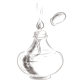 酒精灯化学实验器材PNG