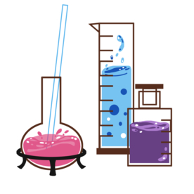 科学化学实验器材PNG