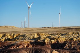 新疆五彩滩风力发电网