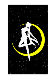 美少女战士水冰月剪影