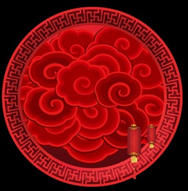 新年海报背景元素PNG素材