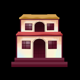 中国风插画建筑