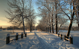 风景雪景