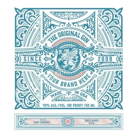 欧式复古标签装饰元素矢