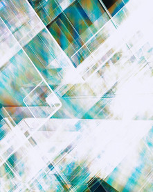 C4D 模型 抽象现代玻璃空间