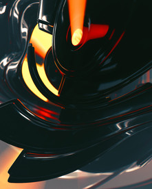 C4D 模型 机械零件场景炫酷