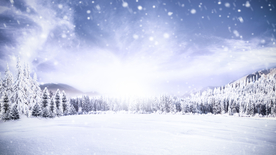 冬天雪景