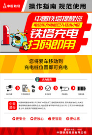 中国铁塔 充电桩展板