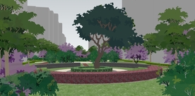 小区景观园林设计效果图