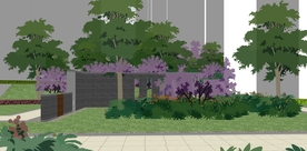 小区景观园林设计效果图