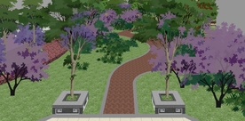 小区景观园林设计效果图