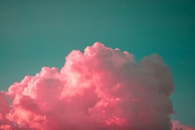 彩色的云