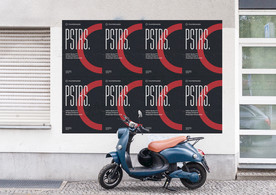 海报单张样机  海报样机设计