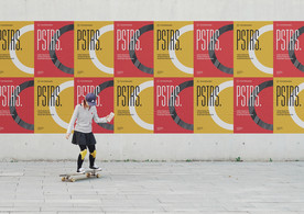 海报单张样机  海报样机设计