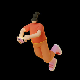 潮流卡通人物 C4D卡通设计