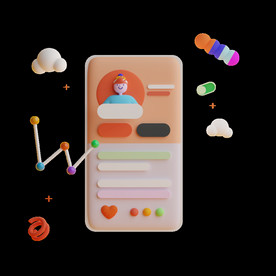 潮流卡通人物 C4D卡通设计