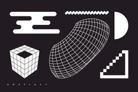 抽象潮流图案  几何背景图案