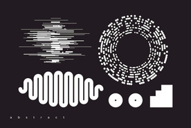 抽象潮流图案  几何背景图案