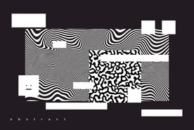 抽象潮流图案  几何背景图案