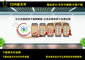 视力防护文化墙