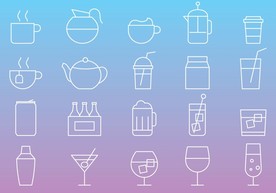 咖啡元素图标图片