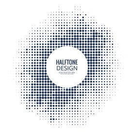 彩色半调 波点背景