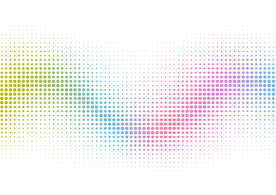 彩色半调 波点背景