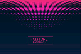 彩色半调 波点背景