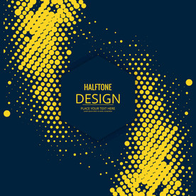 彩色半调 波点背景