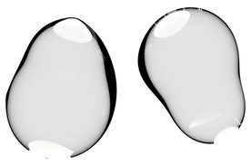 水滴免抠泡泡  透明肥皂泡泡