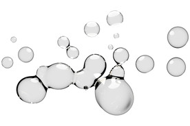 水滴水珠泡泡  透明肥皂泡泡