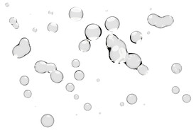 水滴水珠泡泡  透明肥皂泡泡