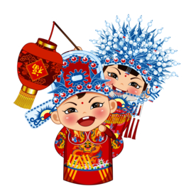卡通新郎新娘PNG免扣素材