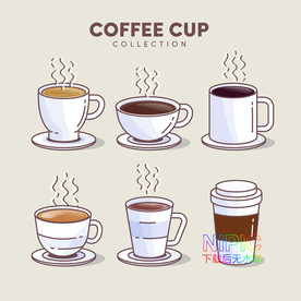 模板文件格式咖啡厅一杯咖啡