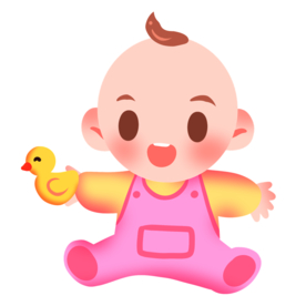 可爱卡通手绘宝宝png