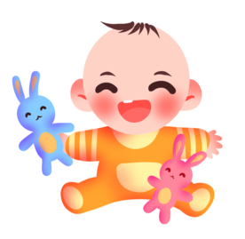 可爱卡通手绘宝宝png