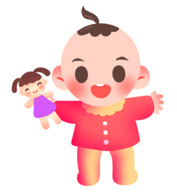 可爱卡通手绘宝宝png