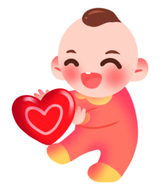 可爱卡通手绘宝宝png