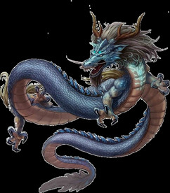 中国风金色龙元素