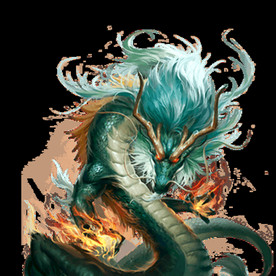 中国风金色龙元素