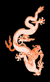 中国风金色龙元素