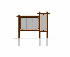 户外广告牌结构图