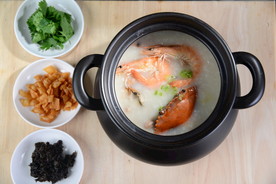 膏蟹鲜虾粥