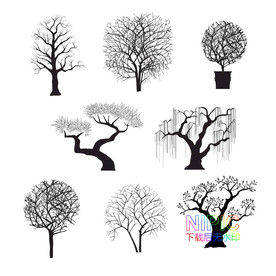 大全枯树背景大树模板素材格式