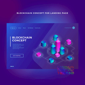 高科技链条点线矢量图技术概念